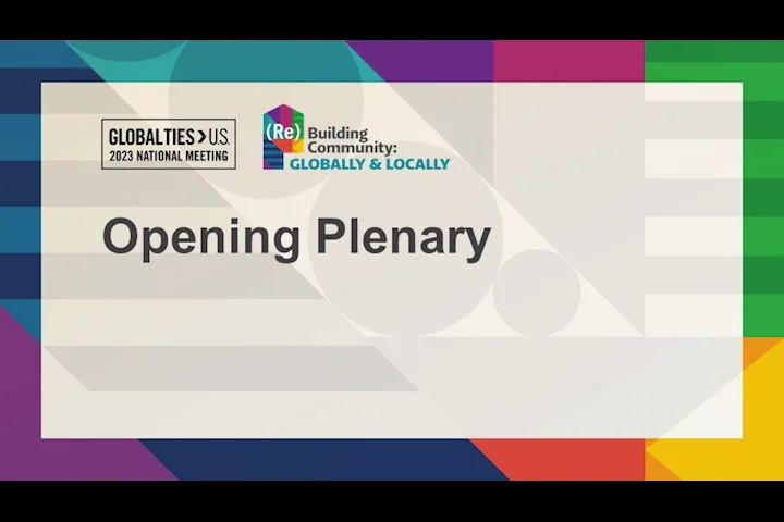 Opening Plenary | General Sessions - 2023 National Meeting on Vimeo