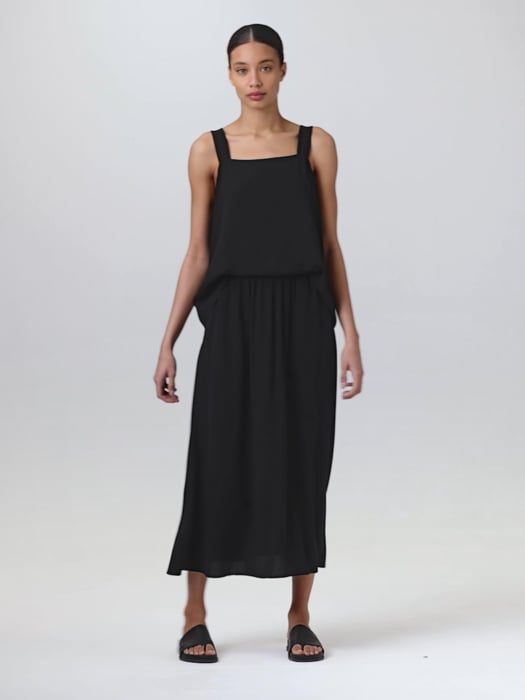 Silk Georgette Crepe Pocket Skirt | EILEEN FISHER Silk Georgette Crepe Pocket Skirt | EILEEN FISHER