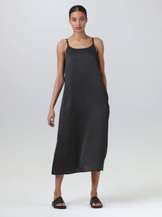 Eileen Fisher Silk Tunic Cami Adjst Straps S M MSRP $168.00 (S) at