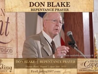 Don Blake | Repentance Prayer - First Landing 1607 Project 4/26/23