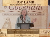 Joy Lamb | Repentance for America's Sins - First Landing 1607 Project 4/26/23