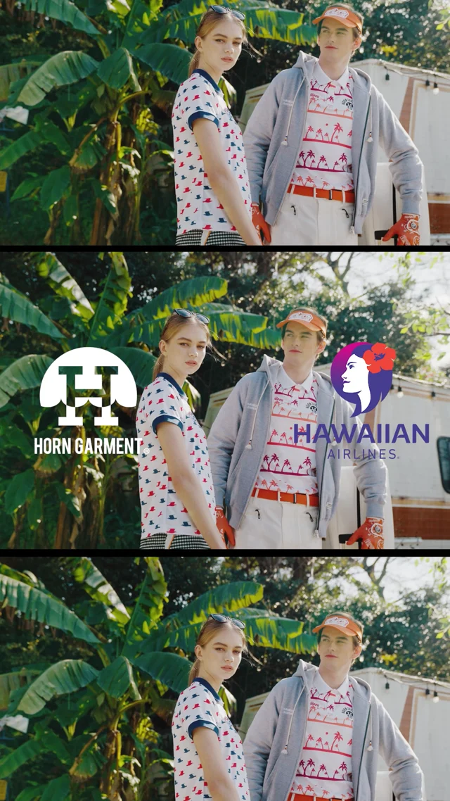 2023春夏HORN GARMENT x Hawaiian Airlines