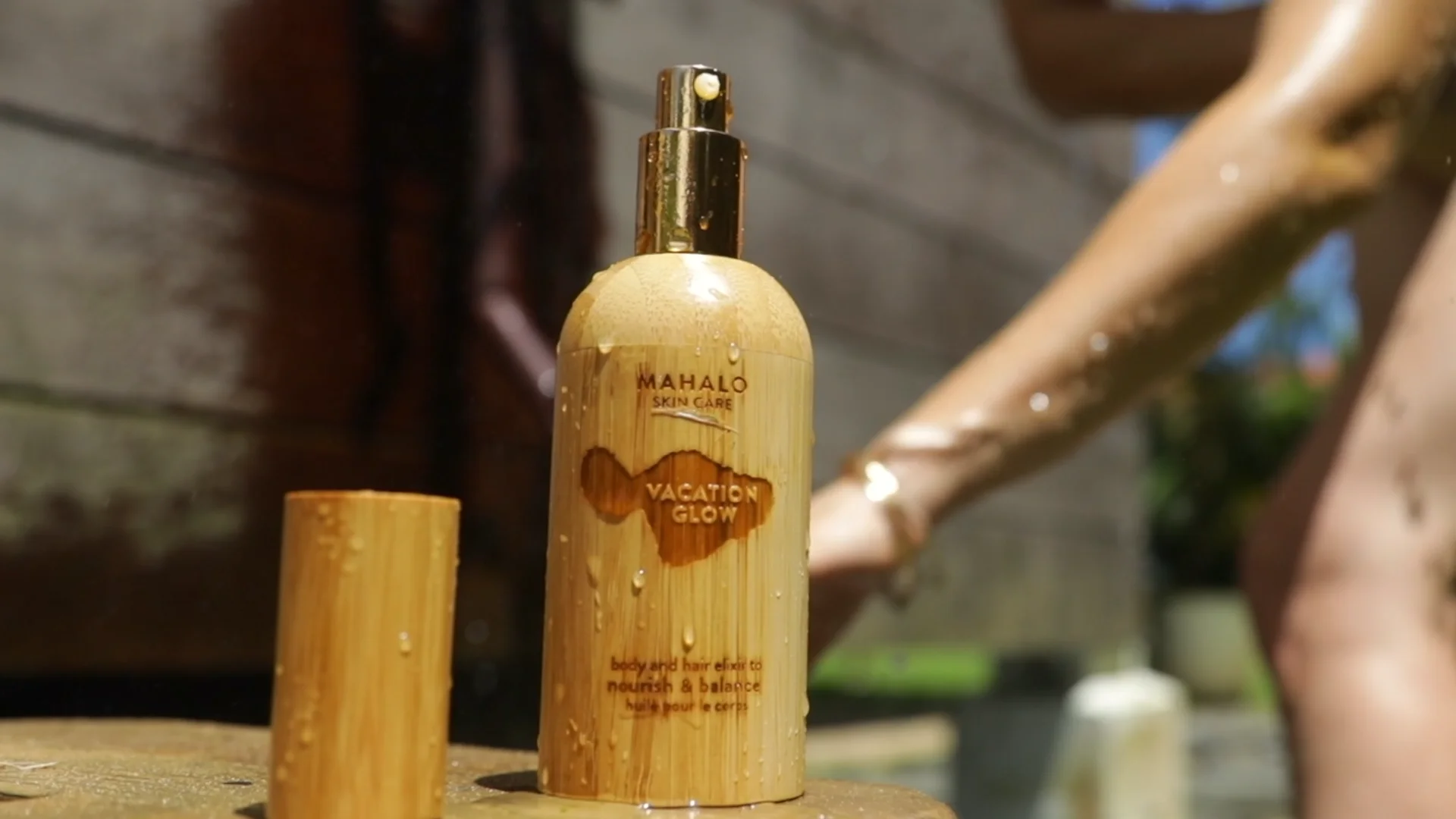 The VACATION GLOW body and hair elixir | MAHALO Skin Care