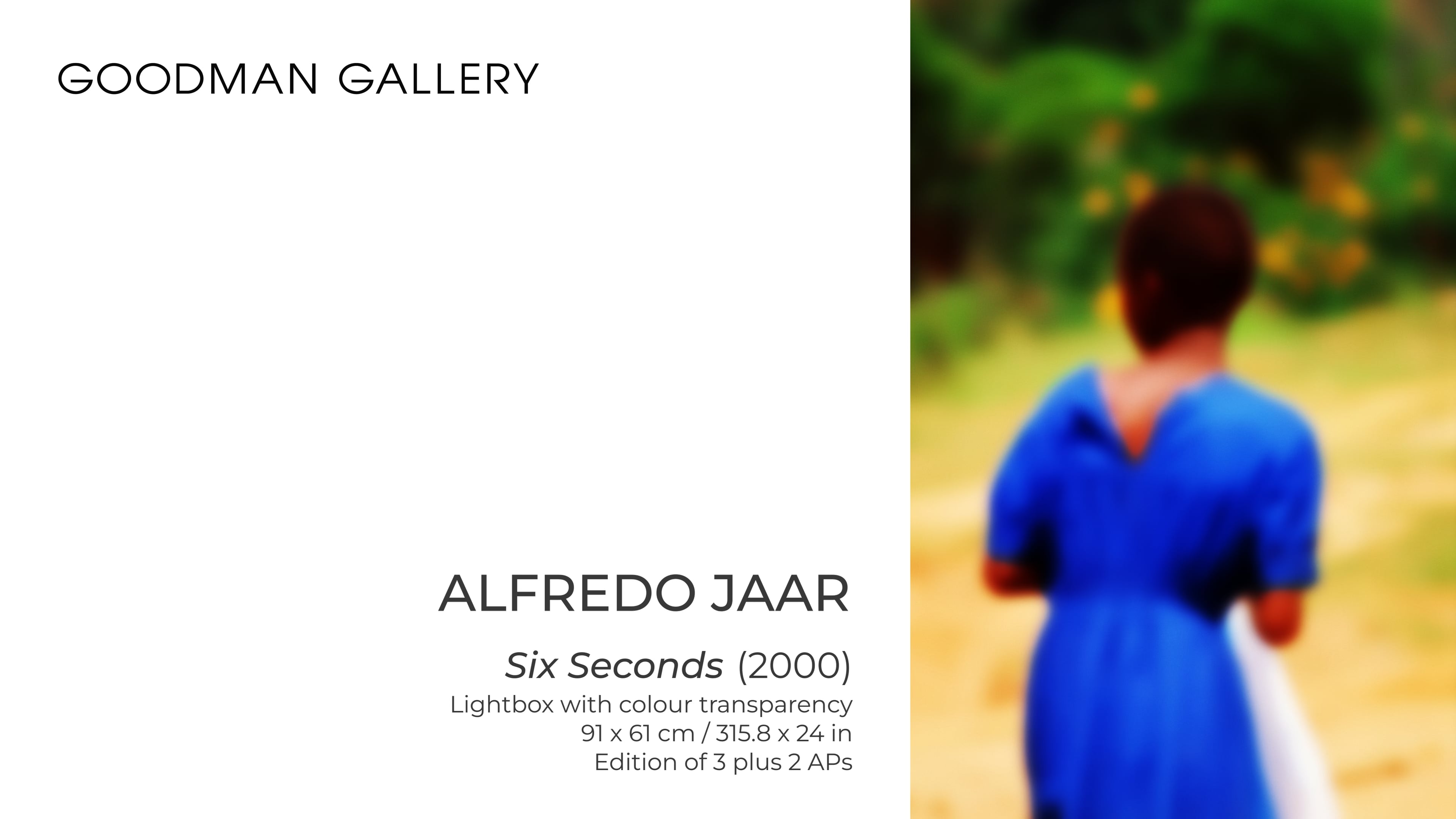Alfredo Jaar, Six Seconds on Vimeo