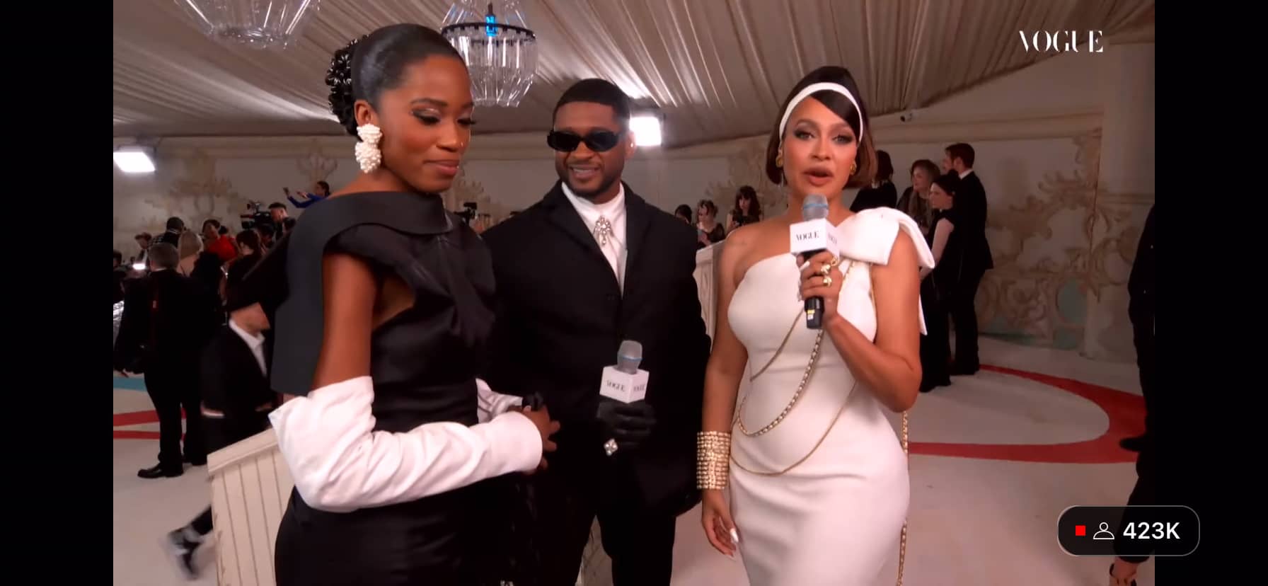 Usher and Bianca Saunders at the 2023 Met Gala on Vimeo