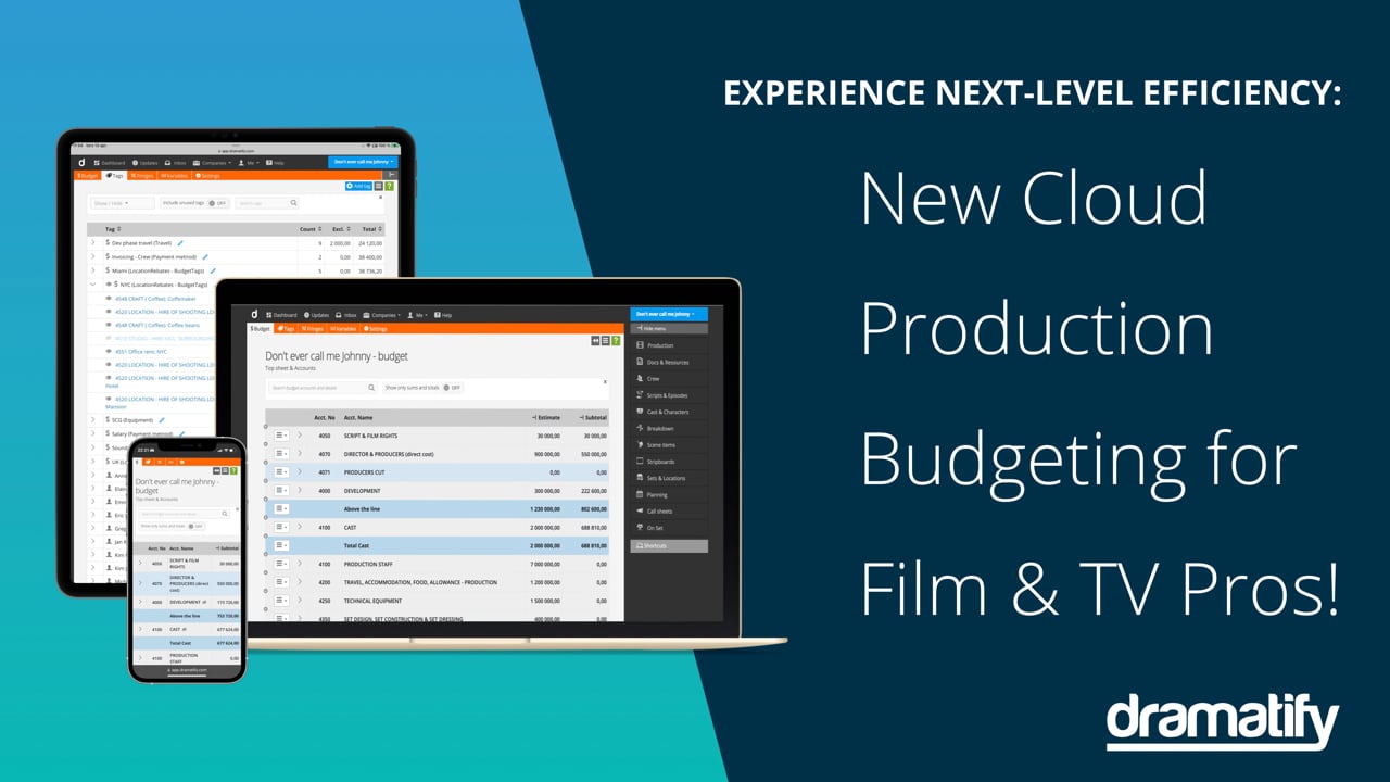 Dramatify film and production budgeting overview