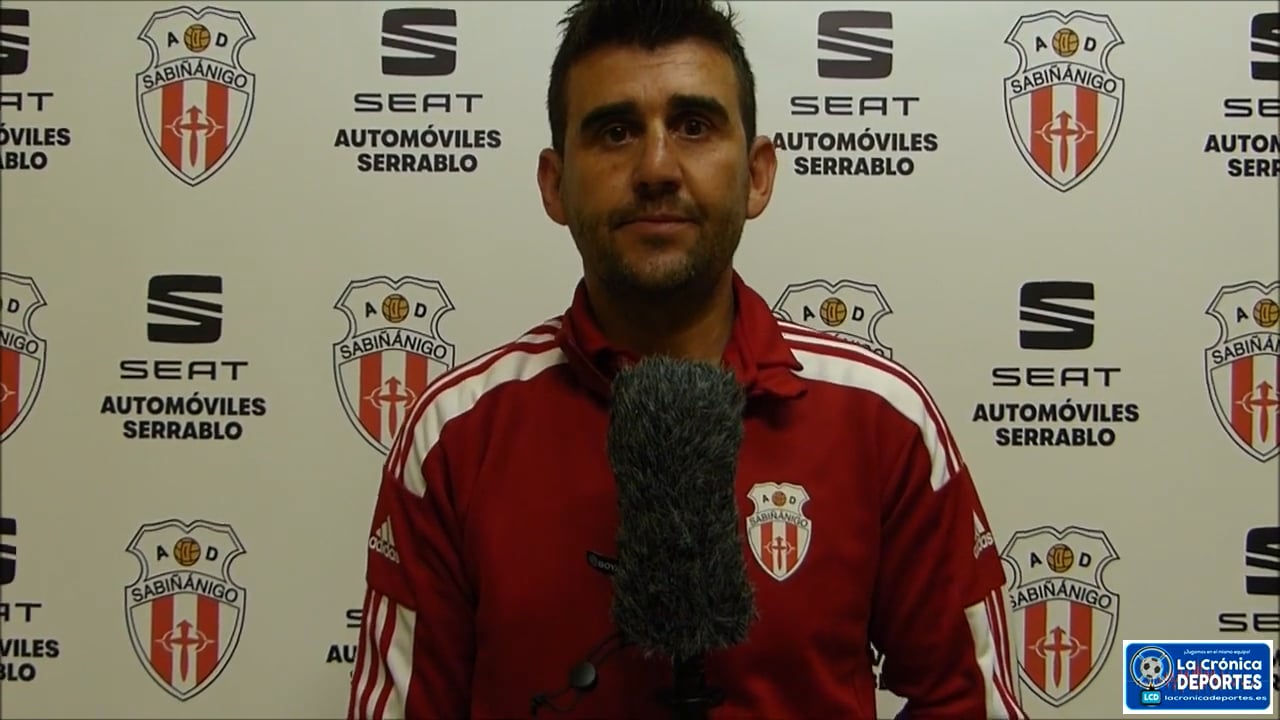 MARCOS PIEDRAFITA (Entrenador Sabiñánigo) AD Sabiñánigo 1-0 CF Jacetano / J25 / Regional Preferente Gr 1 / Fuente: Deporte Cantera