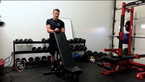 Single Arm Preacher Curl with Bench