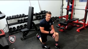 Kneeling Shoulder Dumbell Press