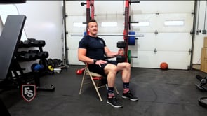 Seated Dumbell Tricep Extension