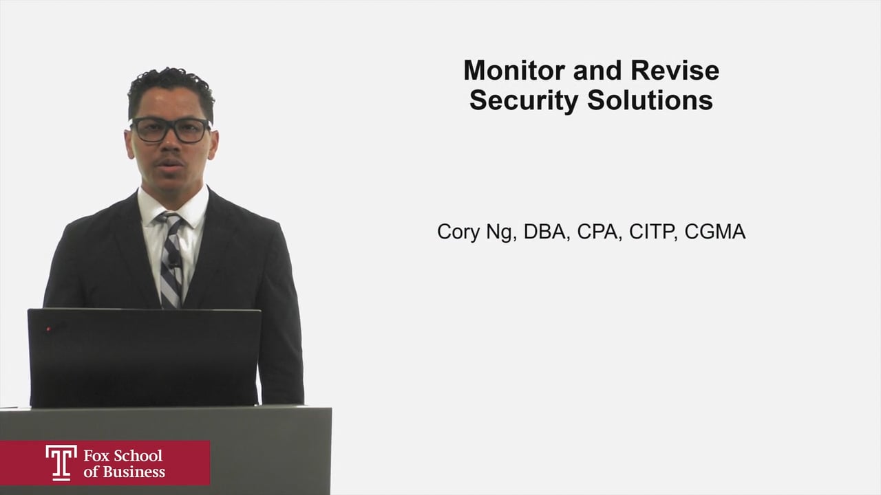 Login to view Monitor and Revise Security Solutions