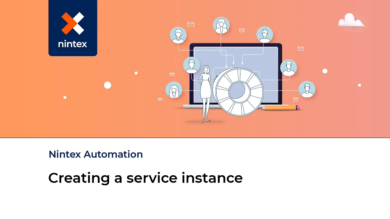 Creating a service instance