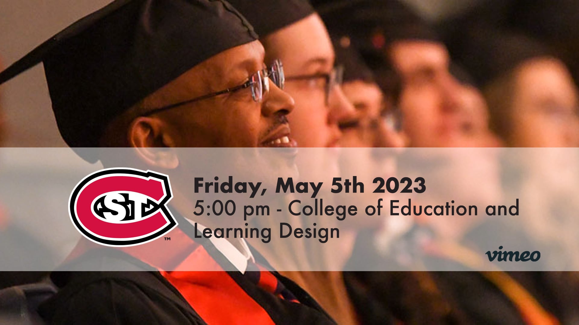 SCSU Commencement May 5, 2023 500 pm on Vimeo