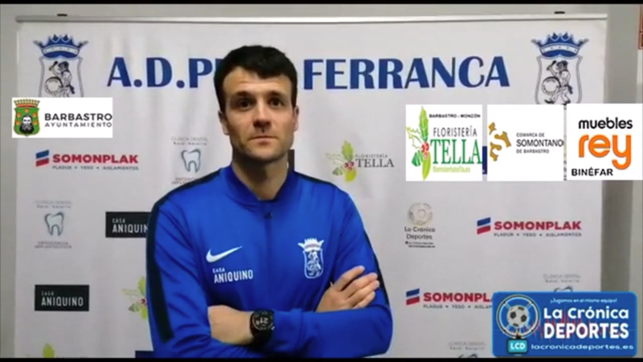 NÉSTOR ARILLA (Entrenador Ferranca) Peña Ferranca Tella 5-0 Santalecina / Jornada 29 / 1ª Regional Gr 2