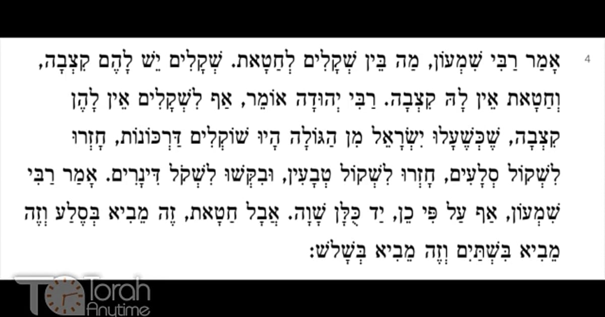 R' Shmuel Wise | Mishnah Yomis By Real Clear Daf; Shekalim 2:3-4