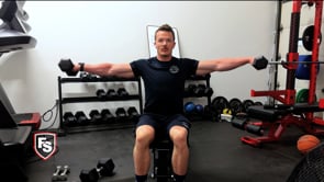 Seated Lateral Dumbell Raise