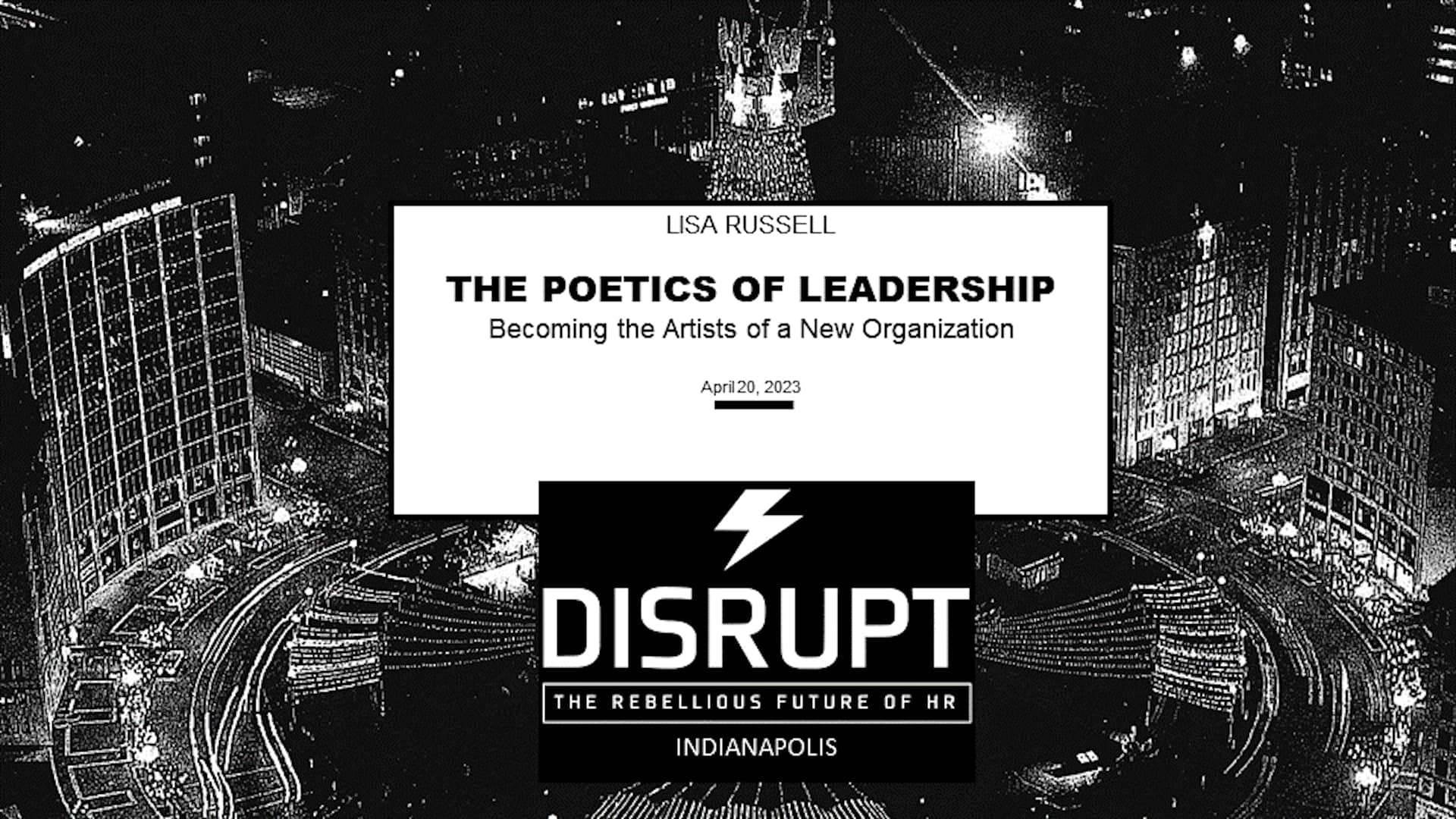 The poetics of leadership becoming the artists of a new organization