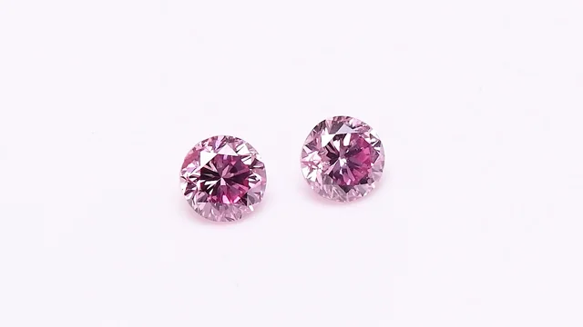 0.28 carat, Fancy Intense Purplish Pink Diamonds, Round Shape, GIA, SKU  577452