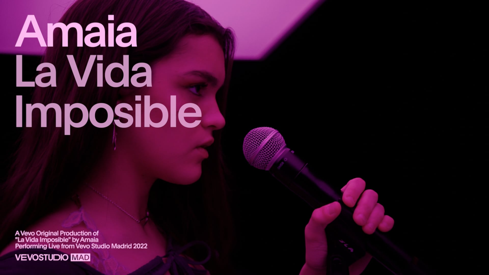 vevo-studio-Amaia-La vida Imposible