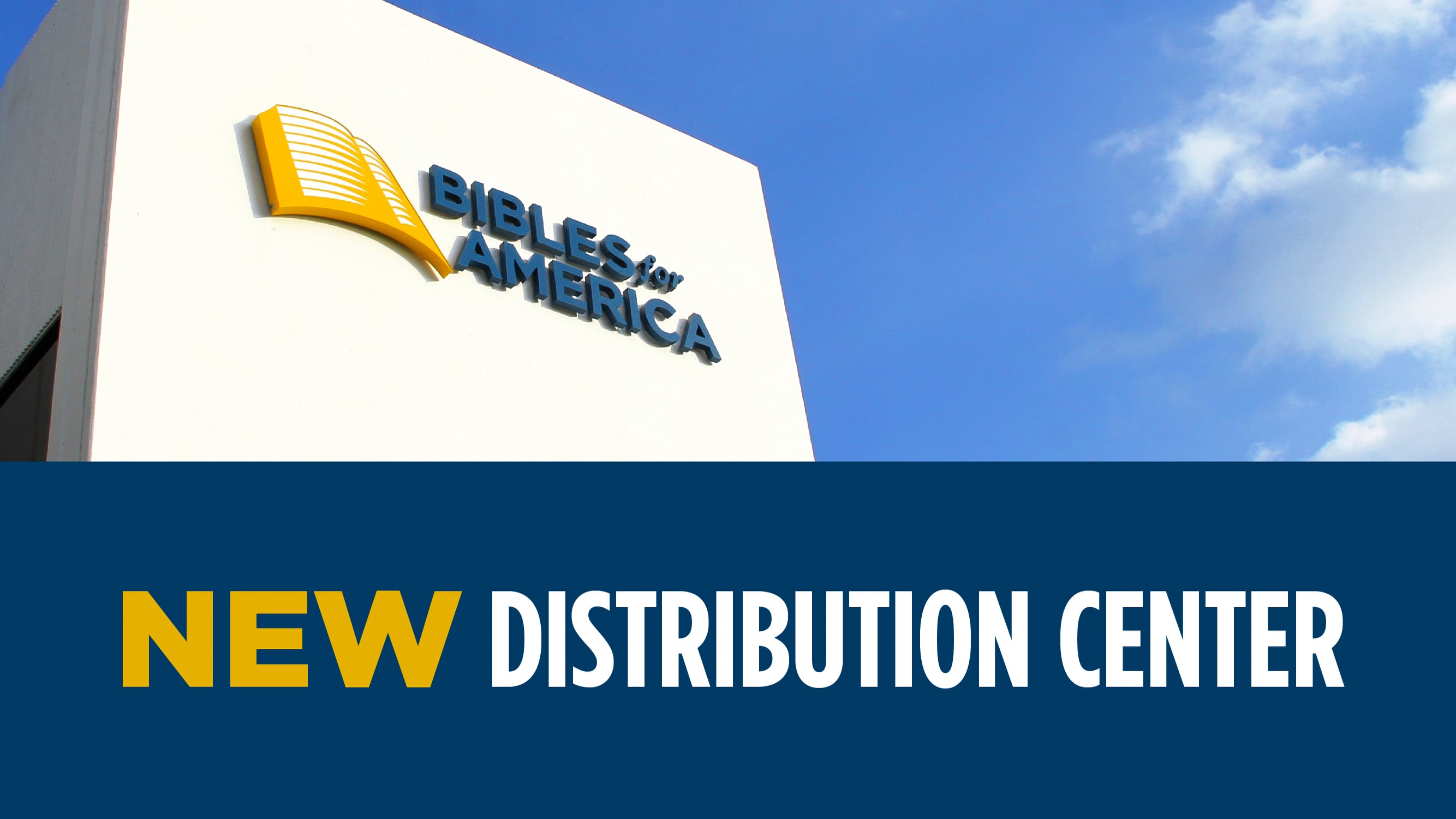 Behind the Scenes at the New Bibles for America Distribution Center
