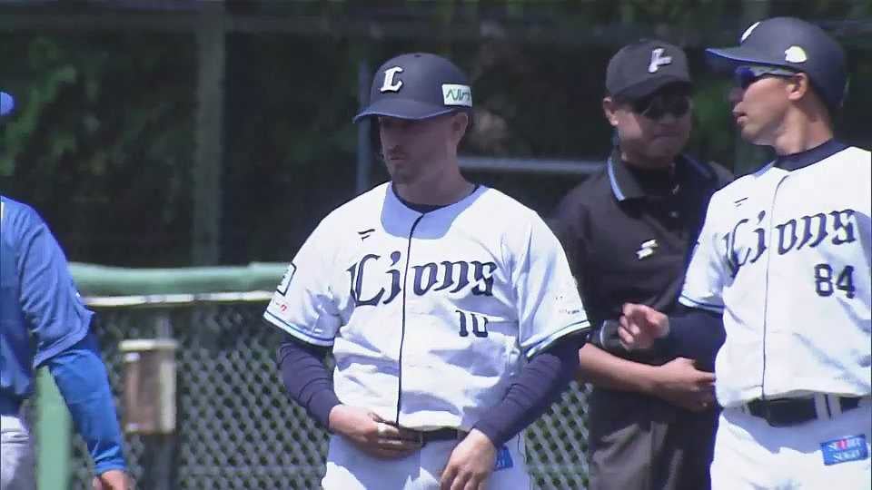 【ファーム】ライオンズ・ペイトンが先制のタイムリーヒット!!  2023年5月4日 埼玉西武ライオンズ 対 北海道日本ハムファイターズ