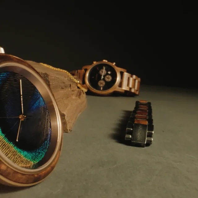 Wood & Stone Watches by Holzkern