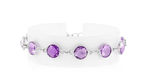 16.00 ct. t.w. Amethyst Bracelet in Sterling Silver
