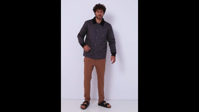 Jaqueta Sarja Worker - Cinza