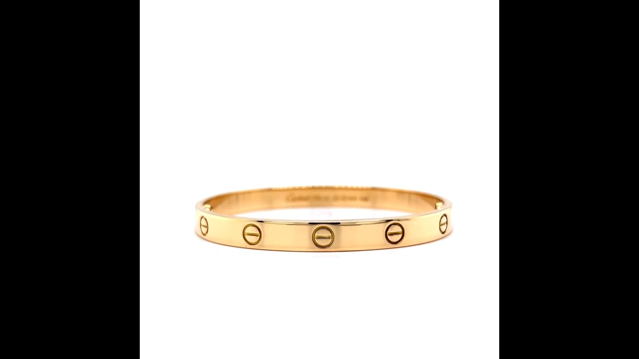 Cartier Love Bracelet in 18k Yellow Gold – Filigree Jewelers