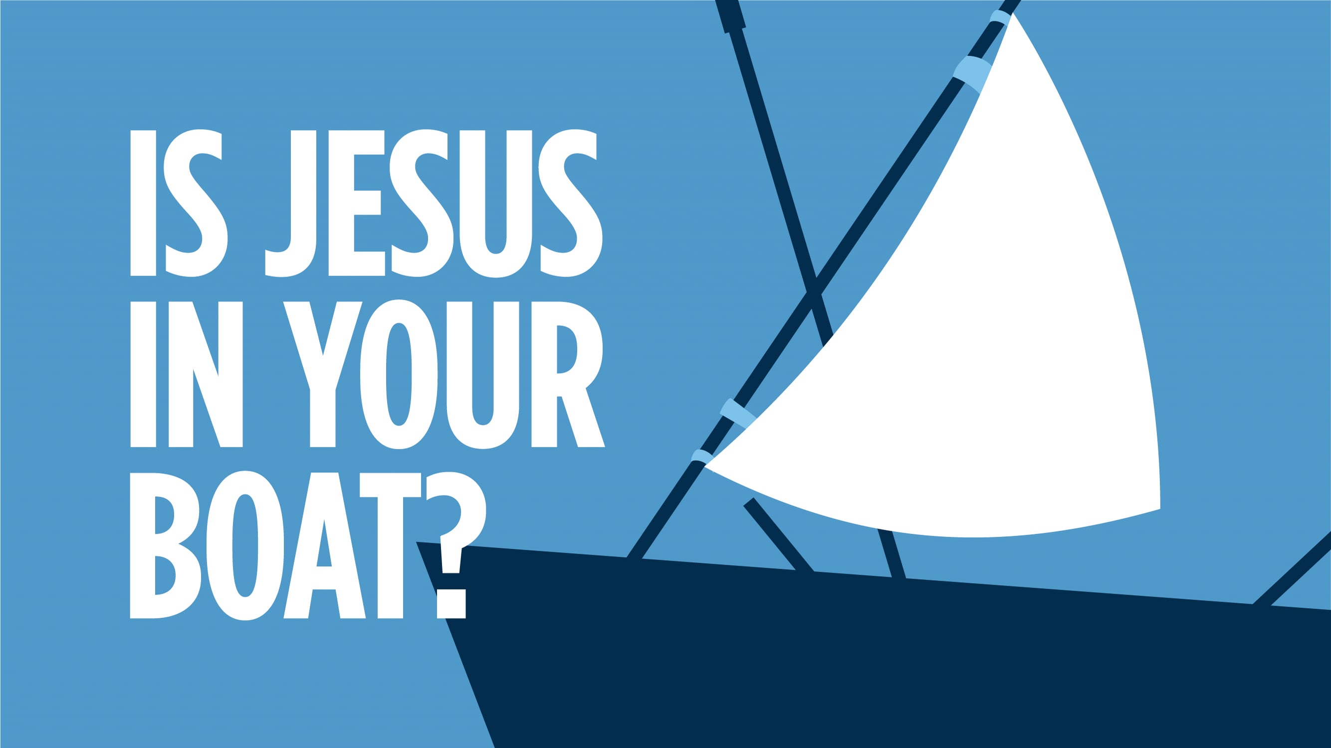 Is Jesus in Your Boat?