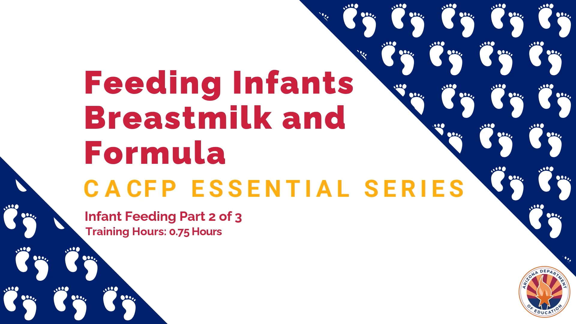 Part 2 feeding infants breastmilk and formula cacfp infant feeding