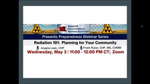 Radiation 101: Planning for Your Community