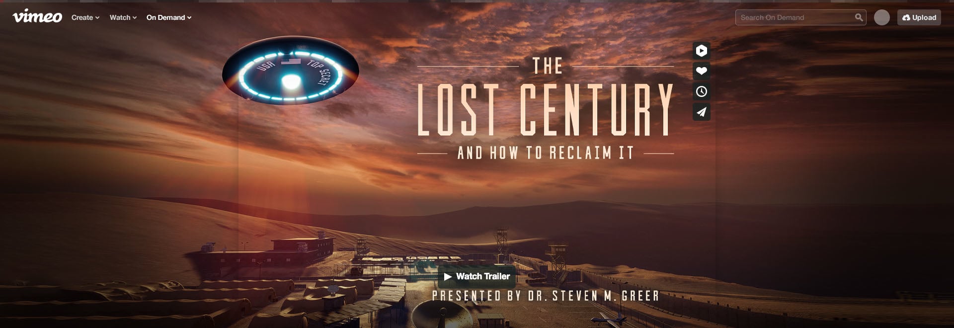 Watch The Lost Century: And How to Reclaim It (4K UHD) Online | Vimeo