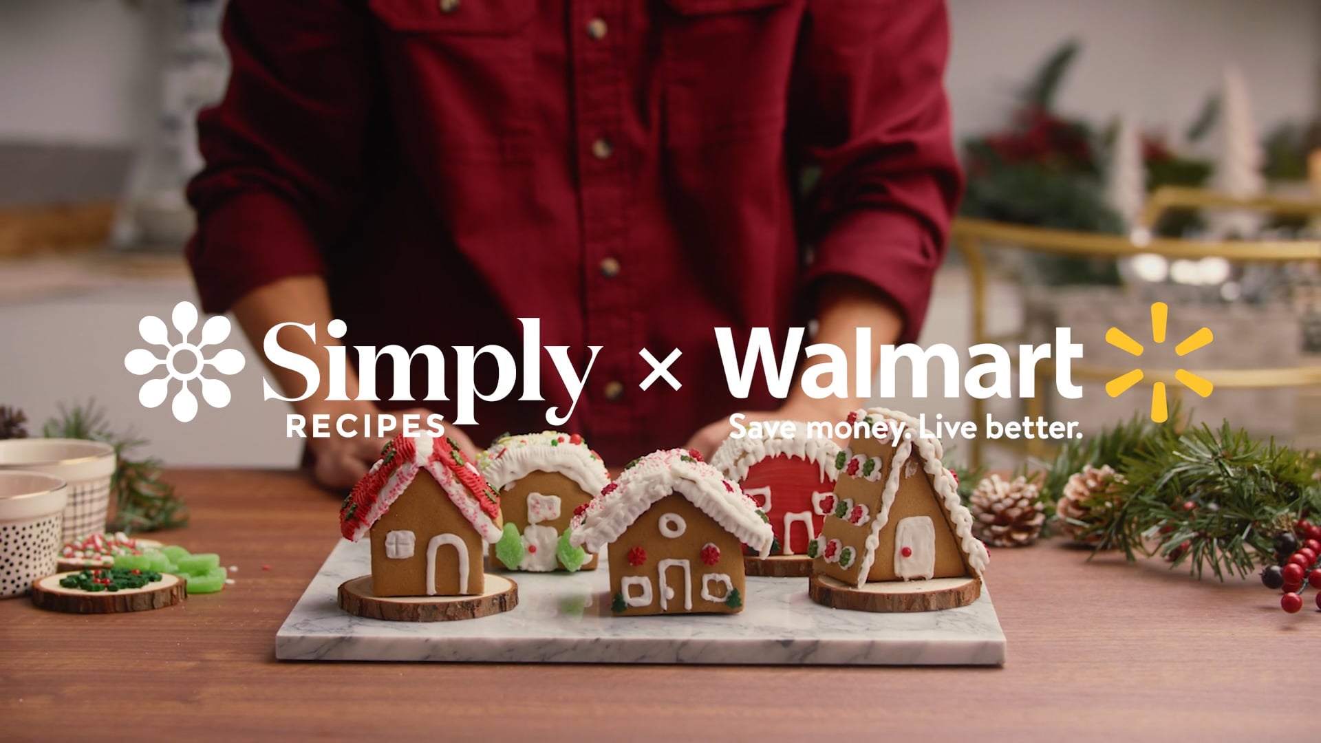 Simply & Walmart Gingerbread Village on Vimeo