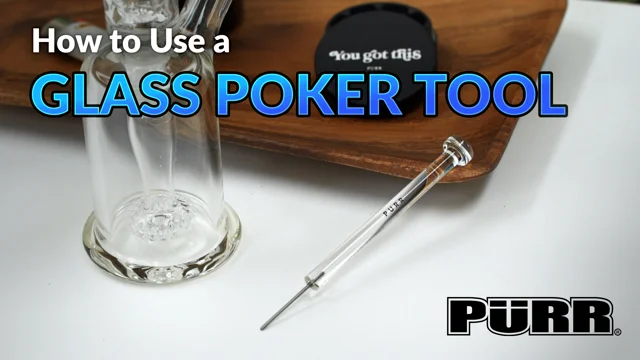 Toker Poker Lighter Multi Tool - Pipe Poker Tool - Purr Glass