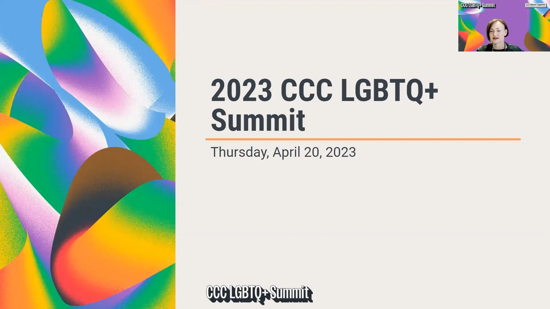 LGBTQ+ Summit Opening Session 4/20 on Vimeo