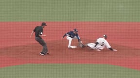 【5回裏】タッチをかいくぐるナイス盗塁!! バファローズ・野口智哉がプロ初盗塁を決める!! 2023年5月6日 オリックス・バファローズ 対 埼玉西武ライオンズ