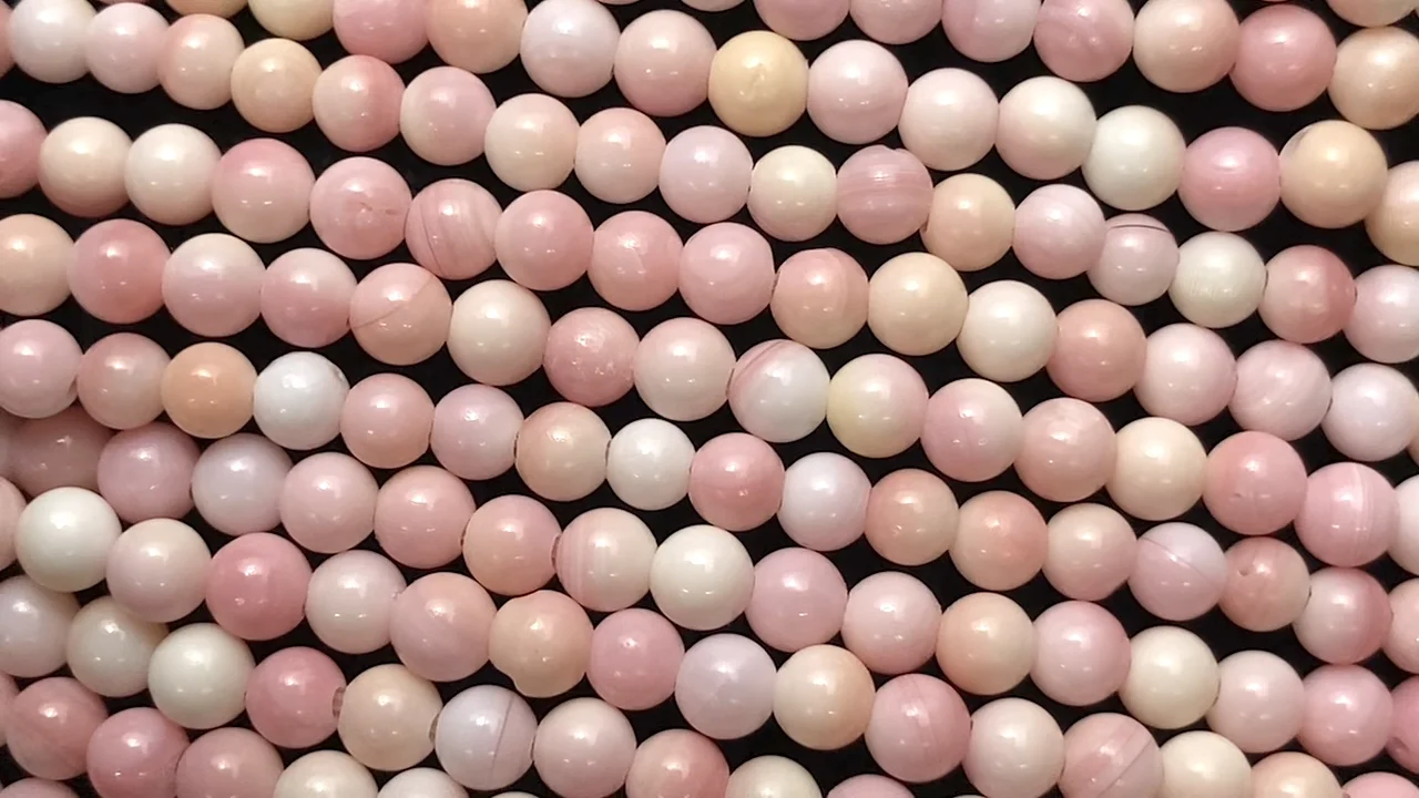 N128 / カスタムボールペン 天然石 クィーンコンクシェル N128 / カスタムボールペン 天然石 クィーンコンクシェル