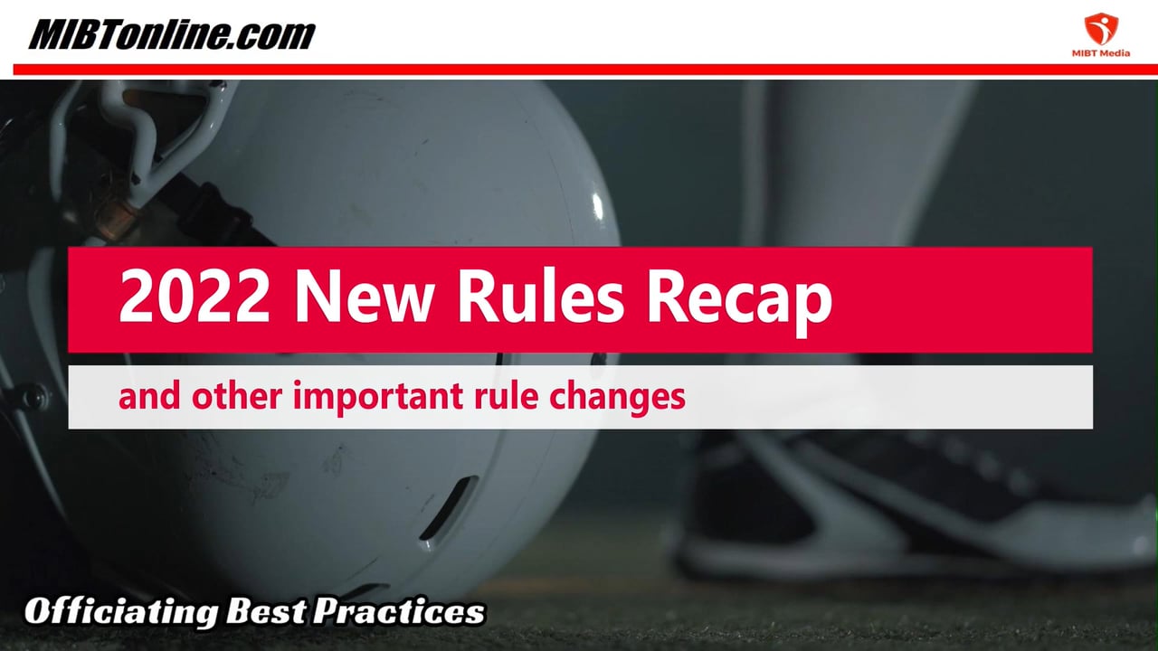 2023 FB Best Practices, 2022 New Rules