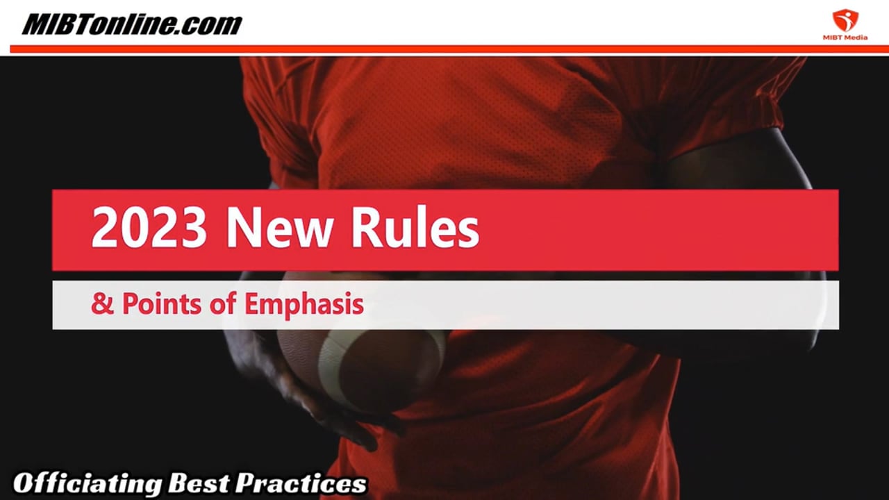 2023 FB Best Practices, 2023 New Rules