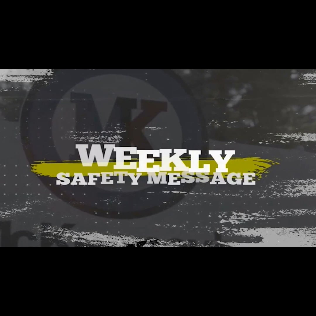 Weekly Safety Message May 8 2023 on Vimeo