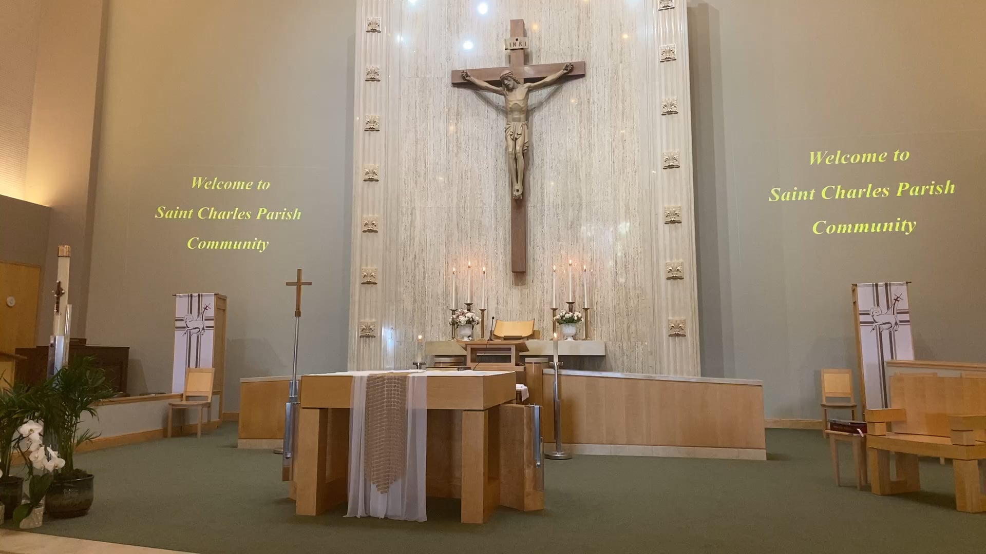 Saint Charles Parish Sunday Masses - 5-6-23 5:00 Saturday Vigil on Vimeo