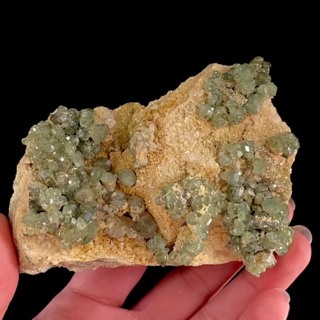 Andradite var: Demantoid