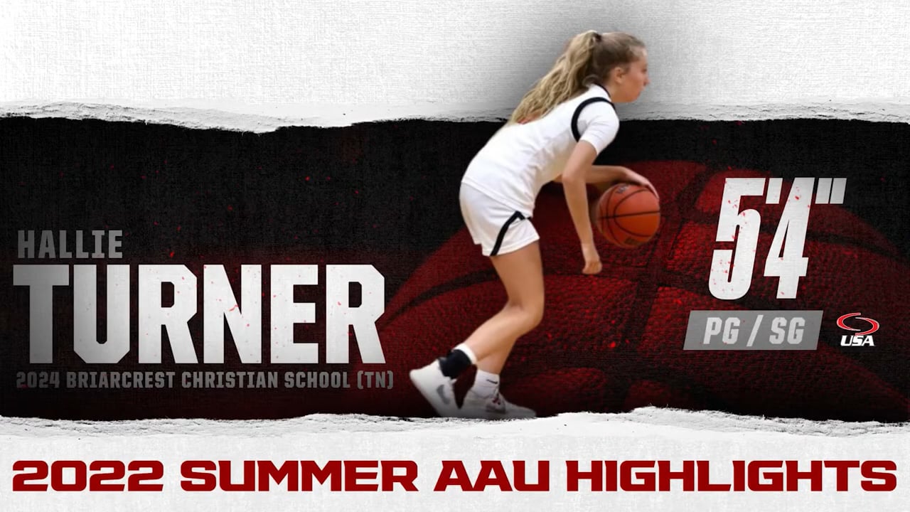 2024 Hallie Turner 5'4 PGSG 2022 Summer AAU Highlights on Vimeo