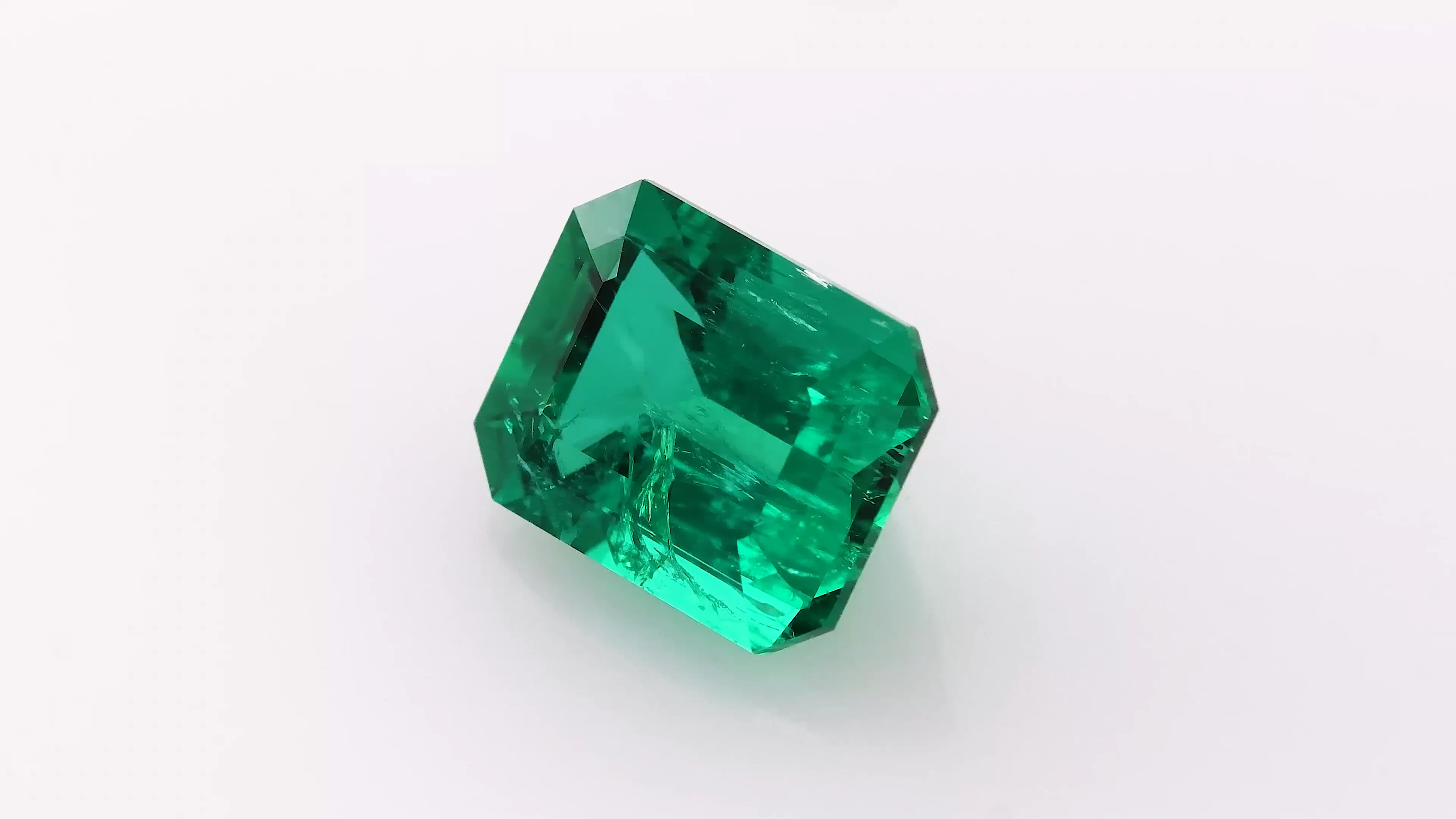 2.96 Carat Green COLOMBIAN Emerald Emerald CD | LEIBISH