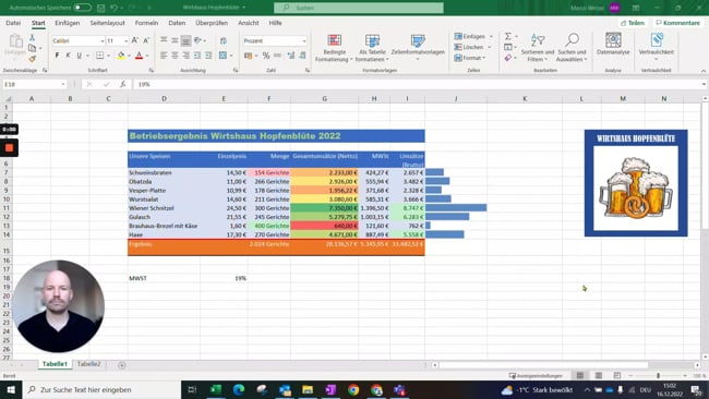 4.1 Bereichsnamen benutzen
