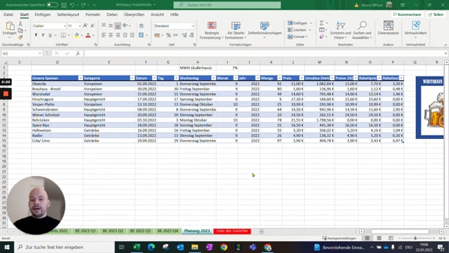 7.2 Intelligente Layout-Tabellen verändern