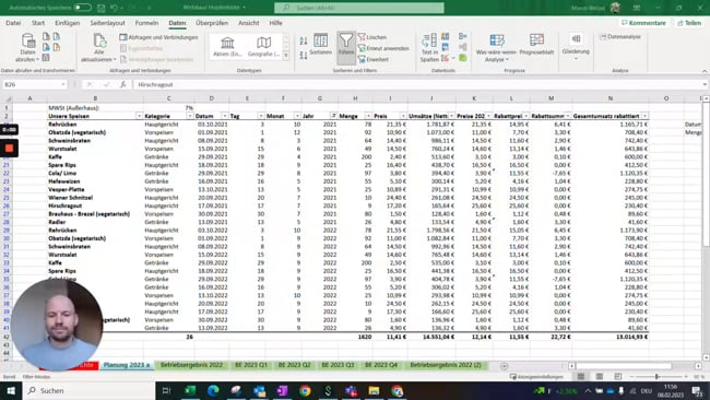9.3 Daten bei manueller Listenerweiterung überprüfen