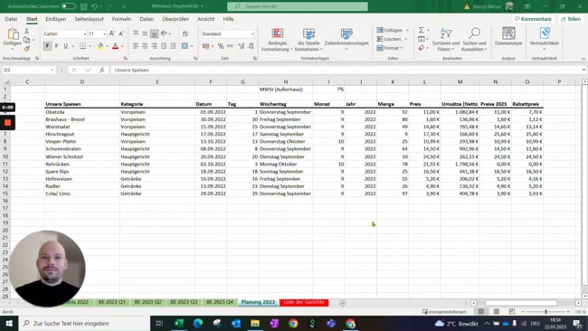 7.1 Intelligente Layout-Tabellen erstellen und bearbeiten
