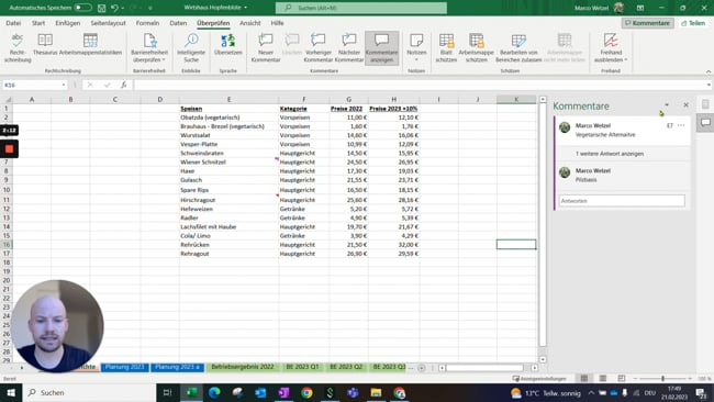 10.4 Kommentare und Notizen
